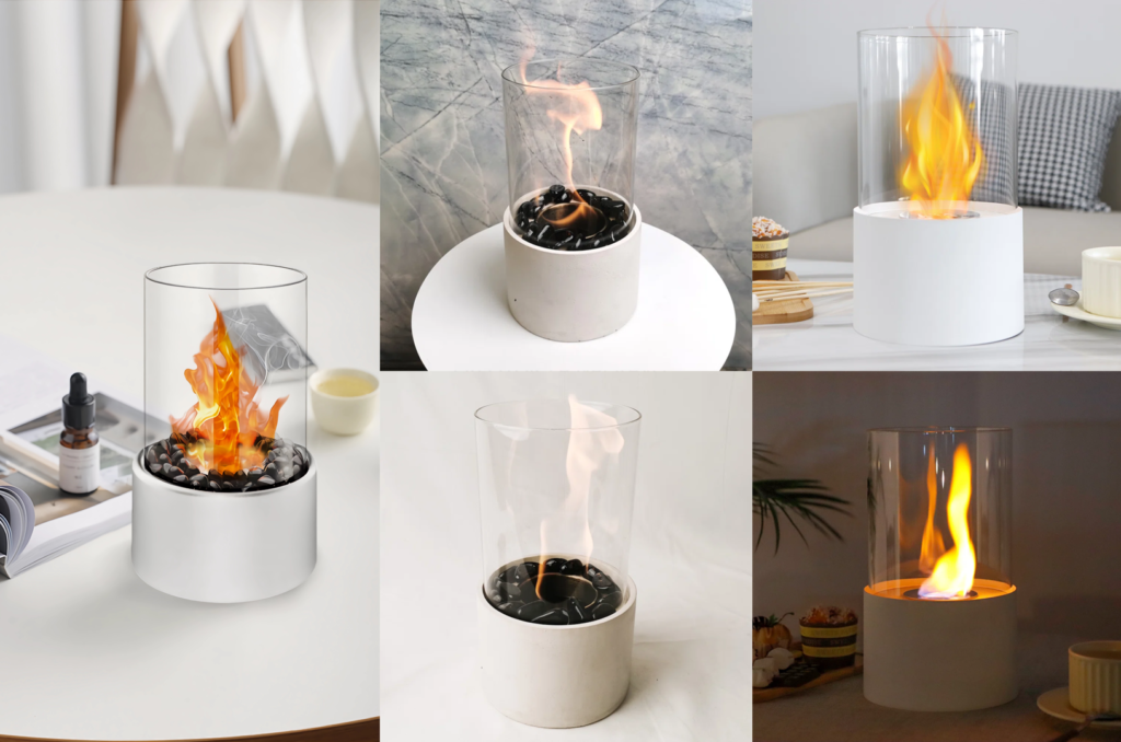 Stolní krb na bioethanol