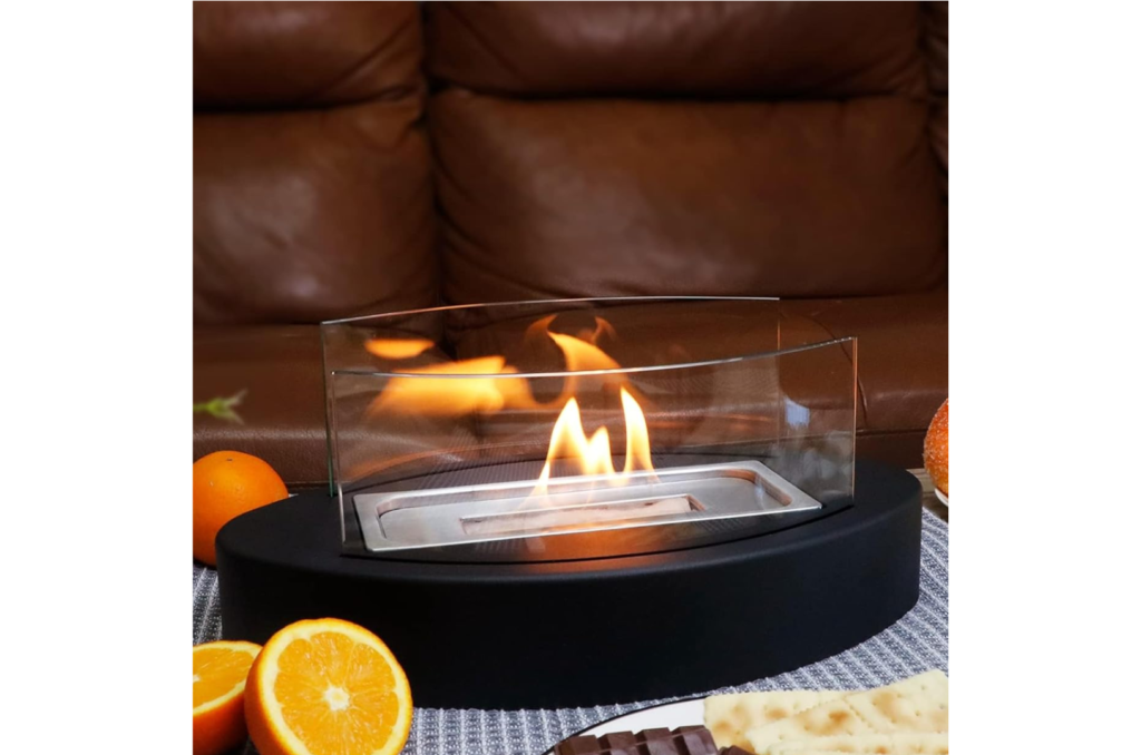 Oválný stolní krb na bioethanol